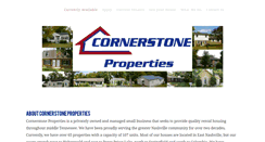 Desktop Screenshot of cornerstone-properties.org